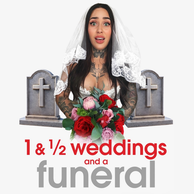 NIKKI JUSTICE: 1 & a 1/2 Weddings & a Funeral - Event image