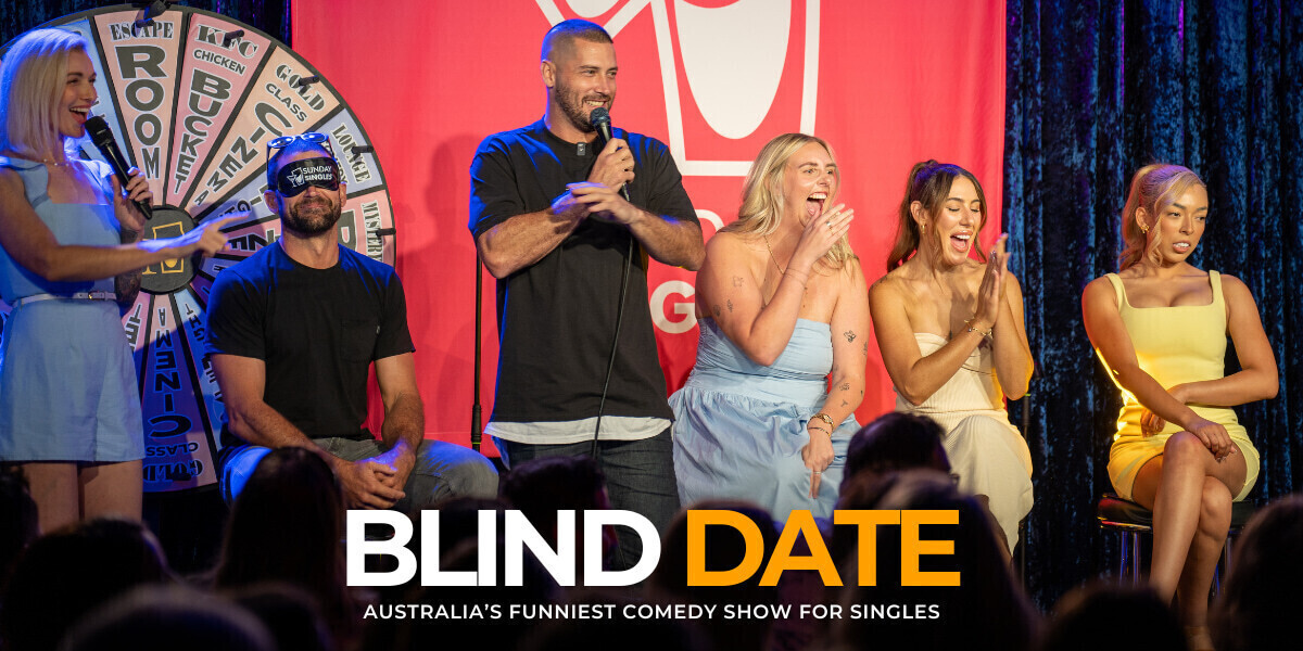 Blind Date Comedy Show–Blind Date comedy show by Sunday Singles at Fringe World Perth 2026.  Australia’s funniest singles event mixing stand-up, dating games and audience participation.