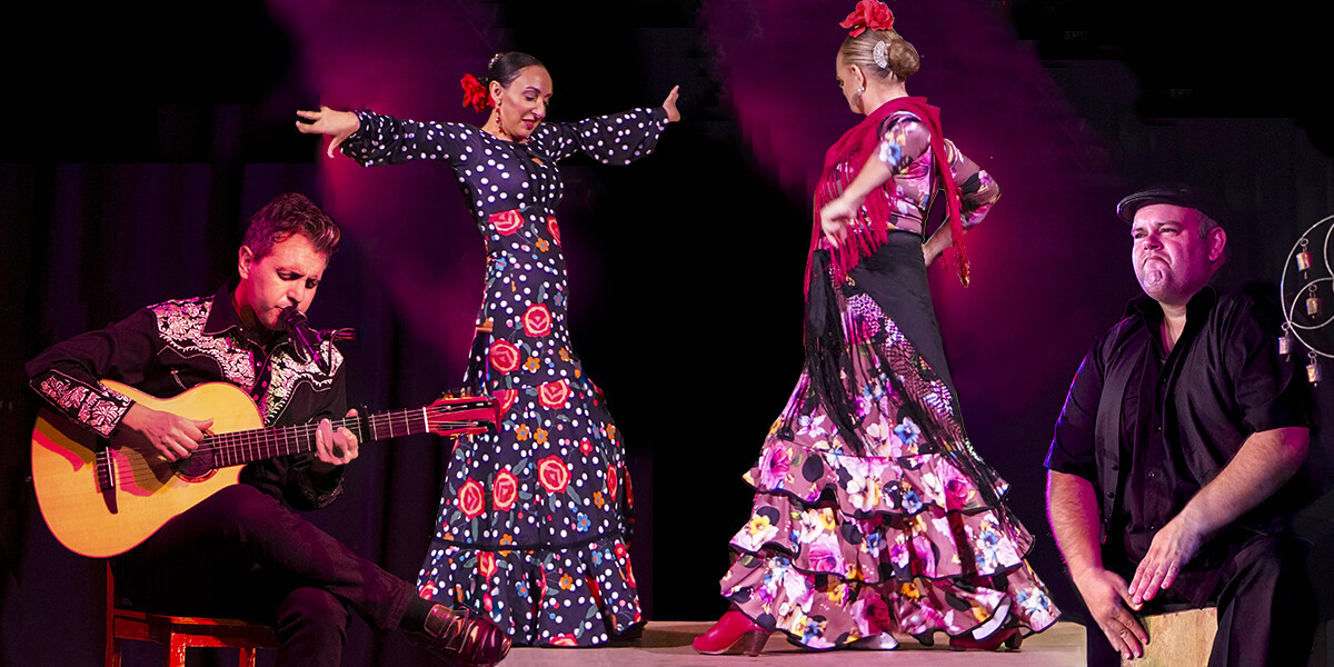 Latin y Flamenco–Latin guitarist & percussionist and Flamenco Dancers performing live